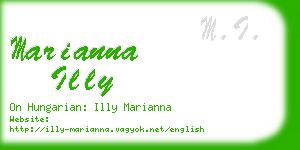 marianna illy business card